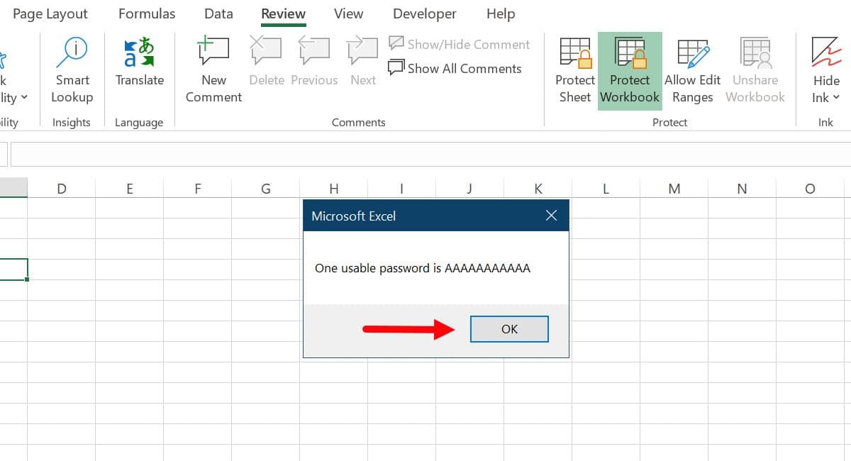 how to make an excel sheet unprotected