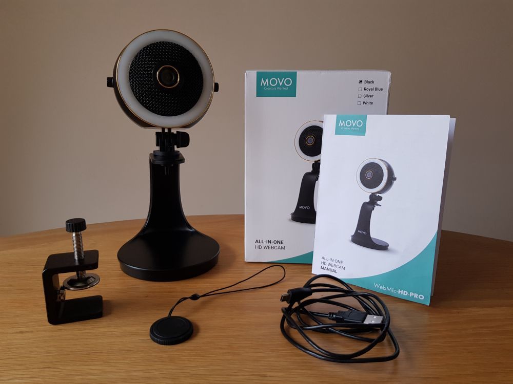 Movo WebMic HD Pro with box and contents