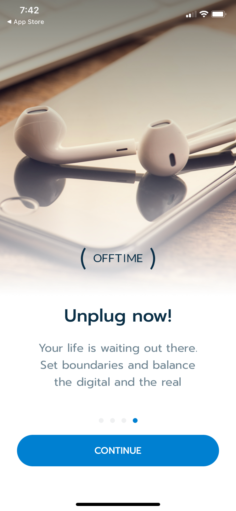 OFFTIME app unplug screen