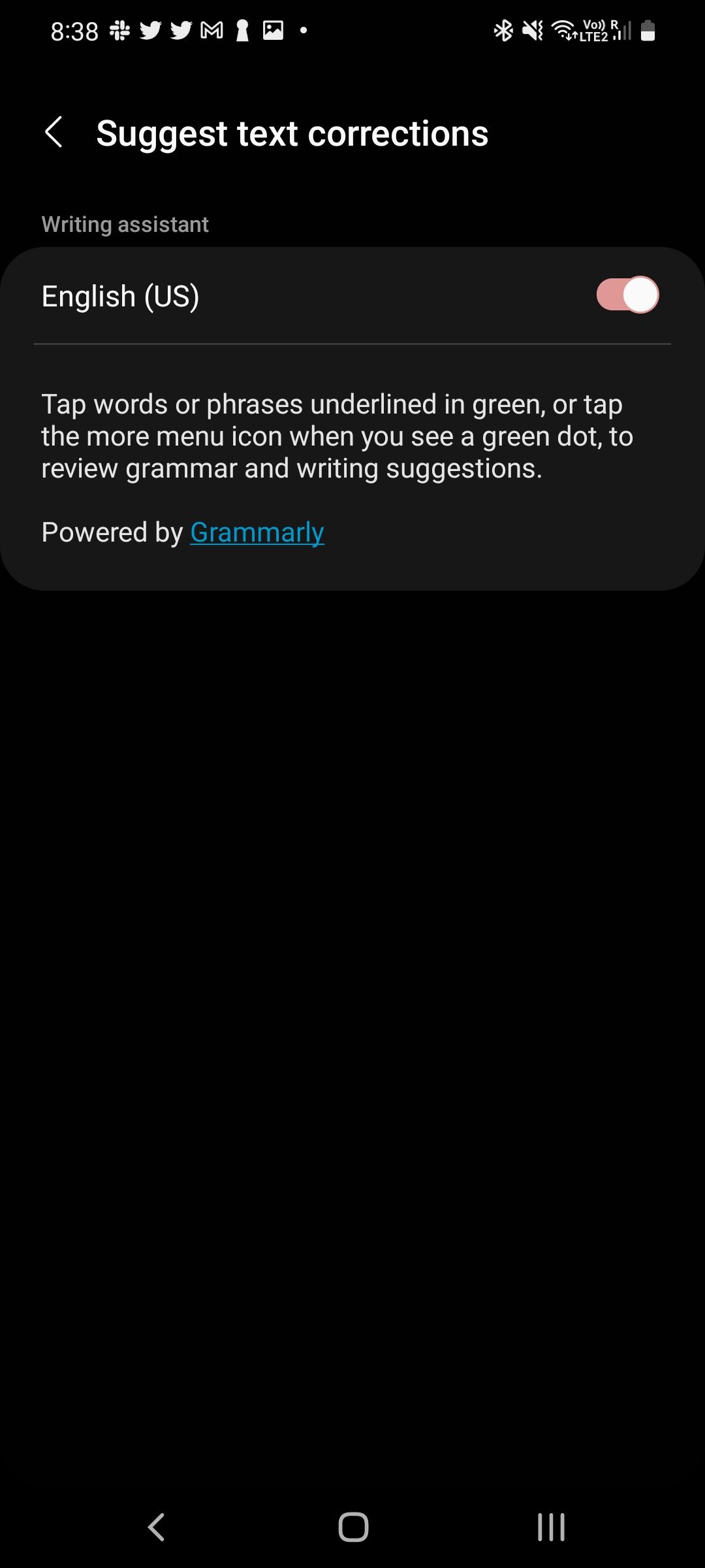 How to Enable and Disable Grammarly in the Samsung Galaxy Keyboard App