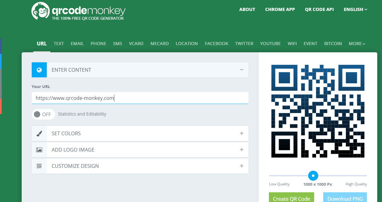 QRCode Monkey screenshot
