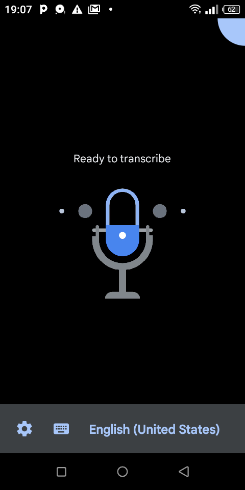 اسکرین شات از برنامه Google Sound Notification