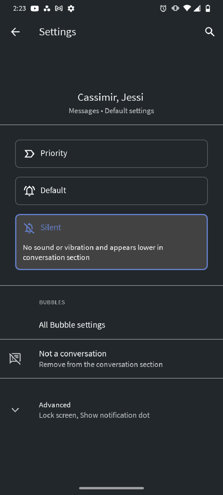 How to Change Notification Settings for Individual Text Conversations