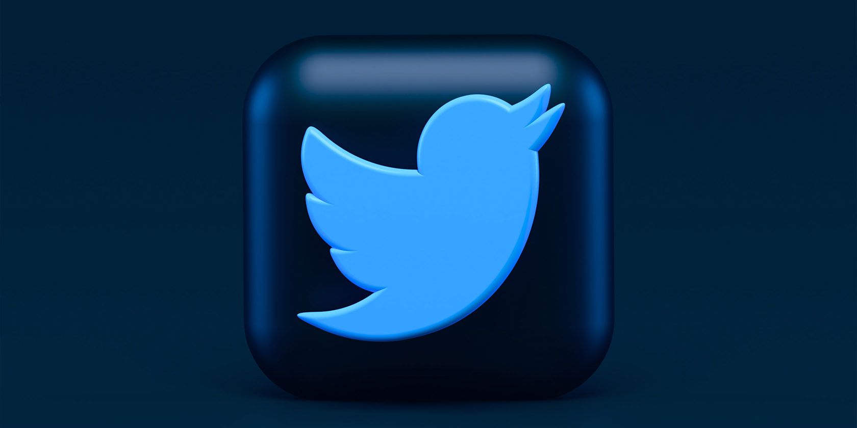 Twitter 3D logo
