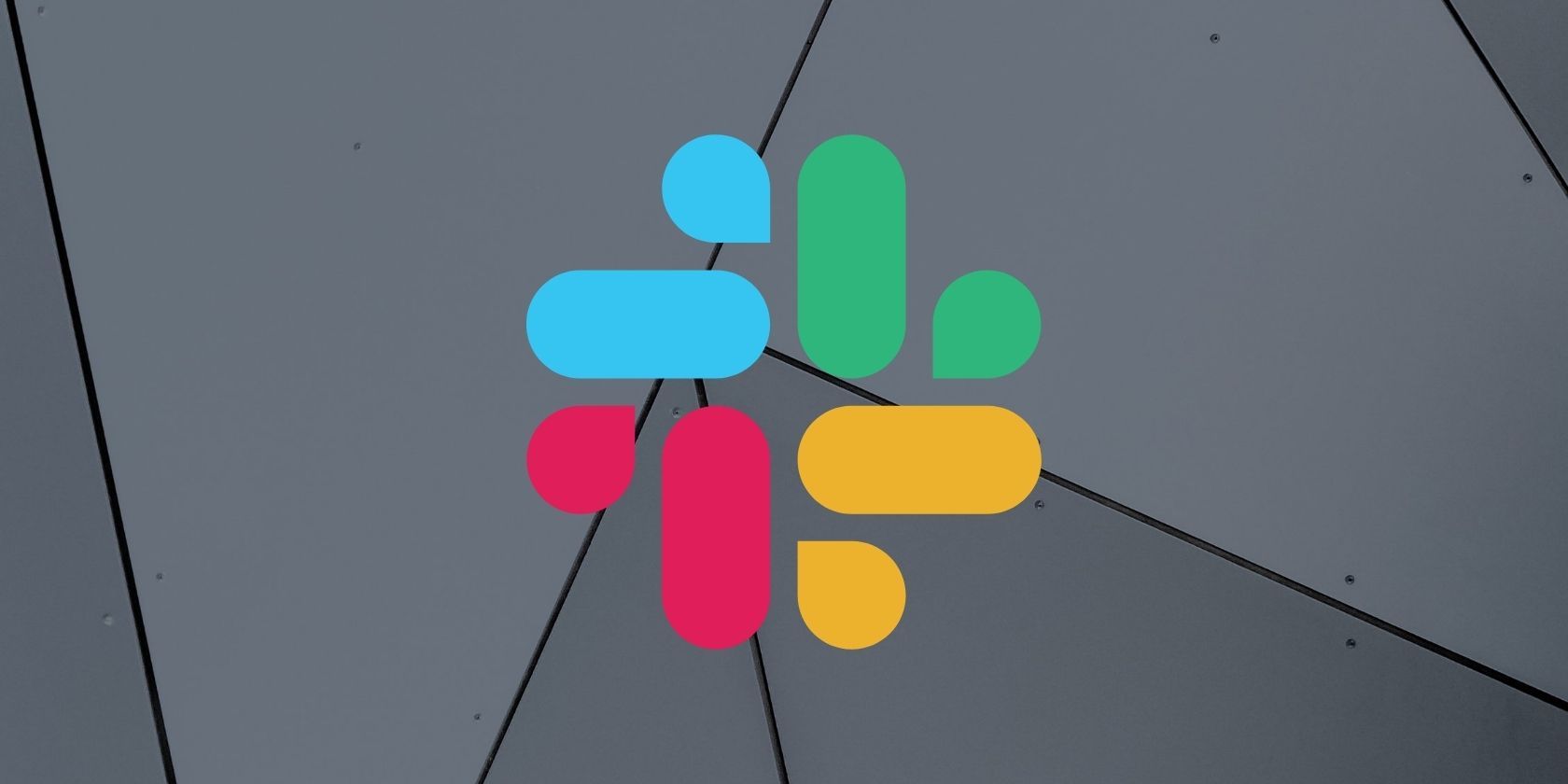 Image of Slack Logo On Gray Background