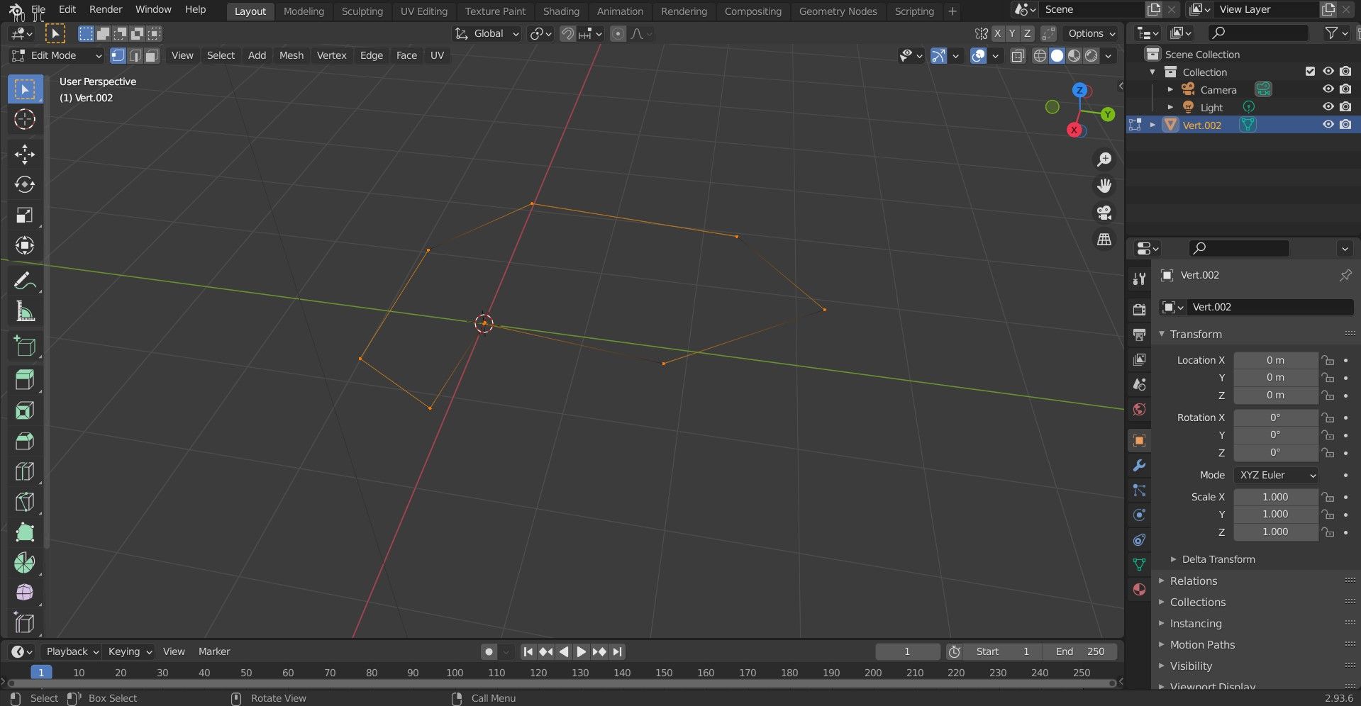 blender add vertex to bezier curve