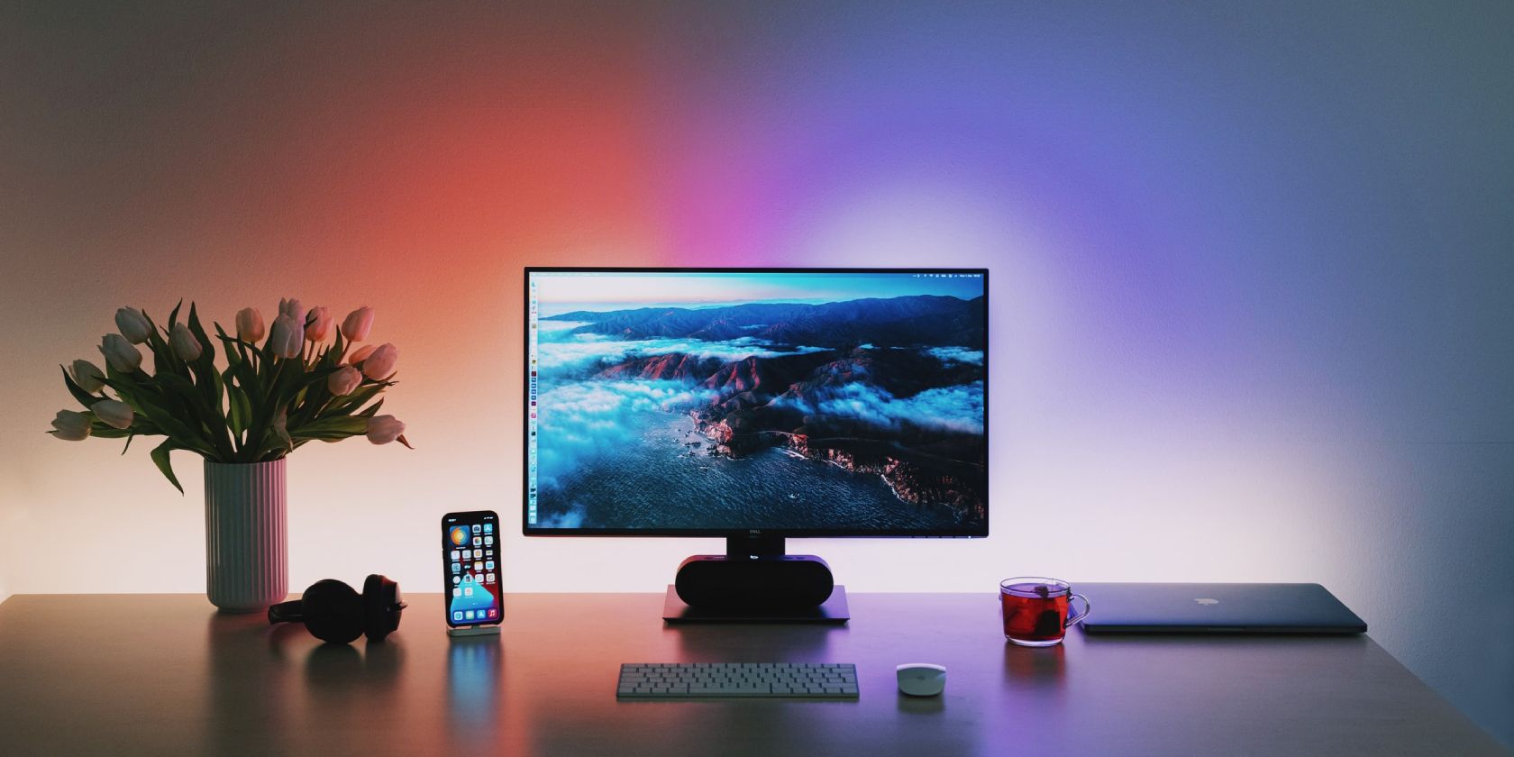 beautiful desktop on a table