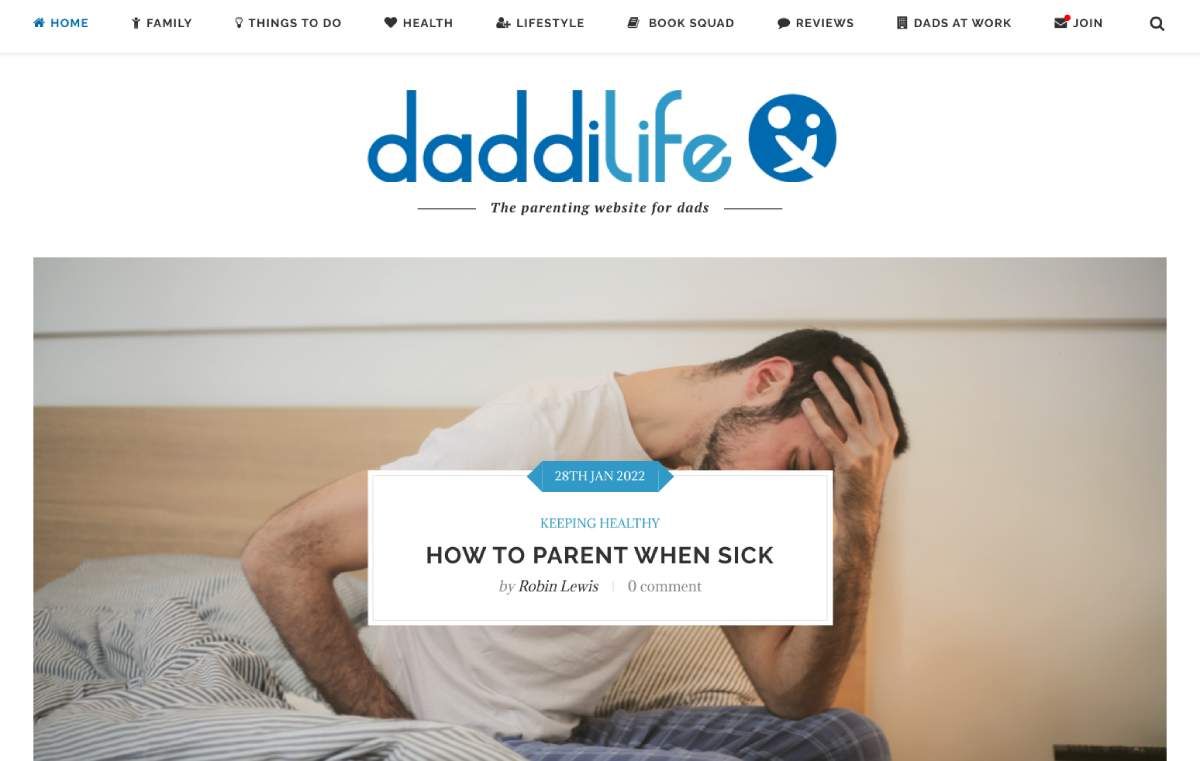 Daddilife has advice for all types of fathers on how to raise a great child, and activity ideas to do with their kids