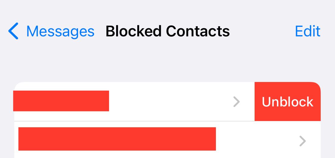 blocked numbers