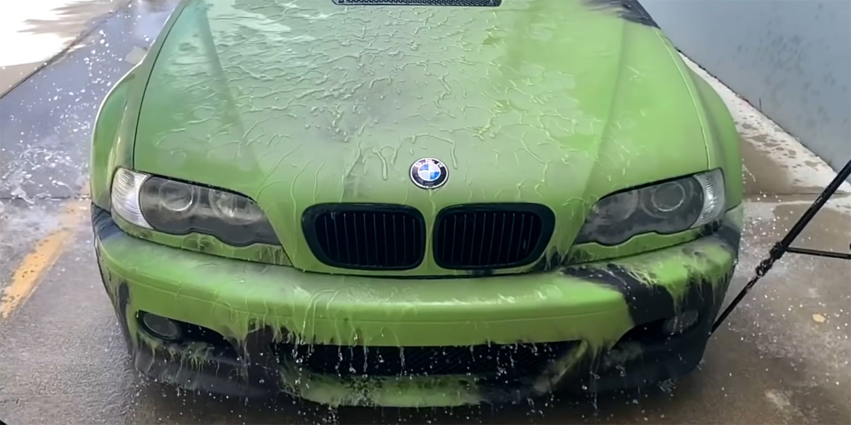 A BMW with thermochromic paint.