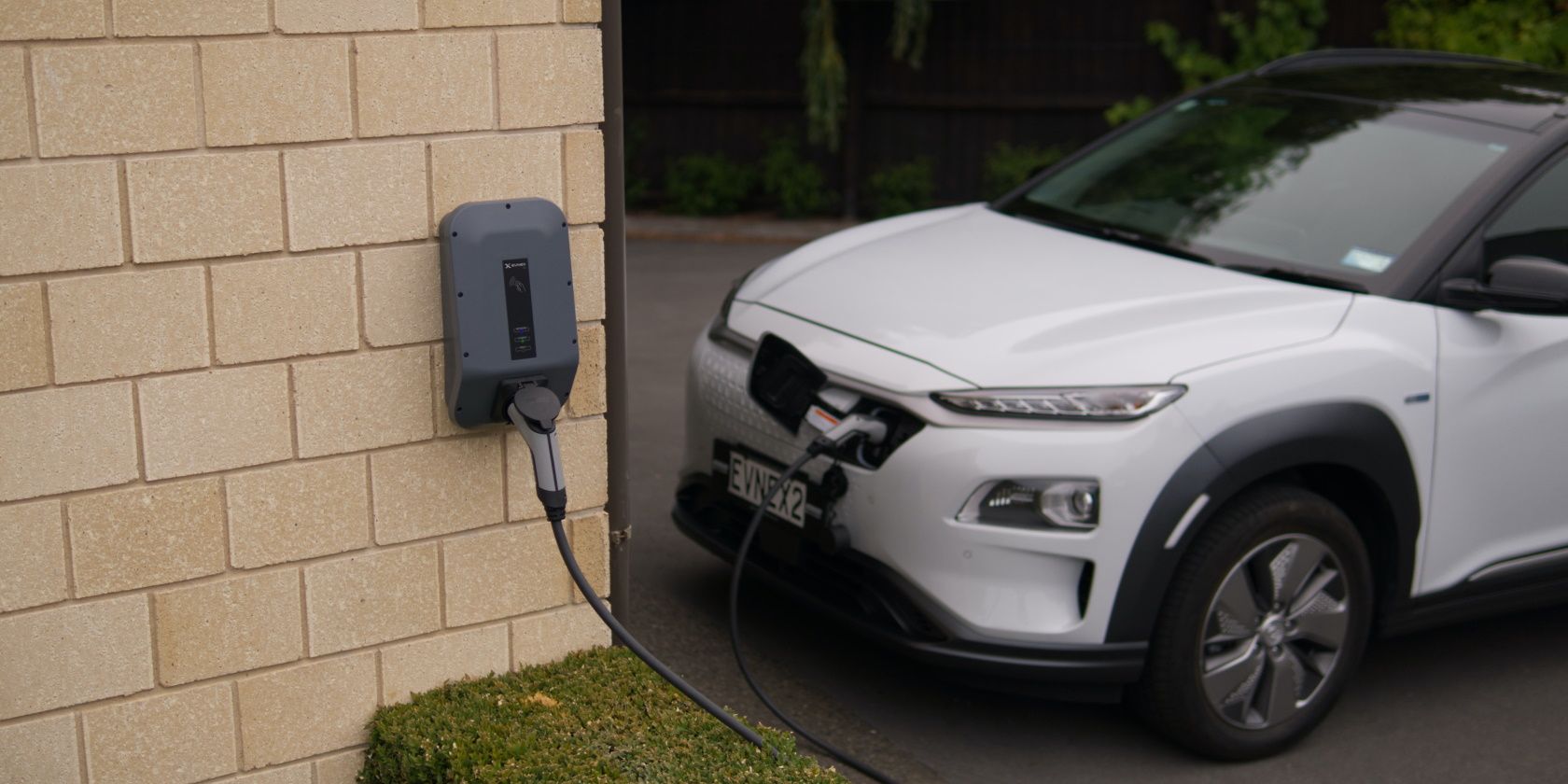 charging electric car at home