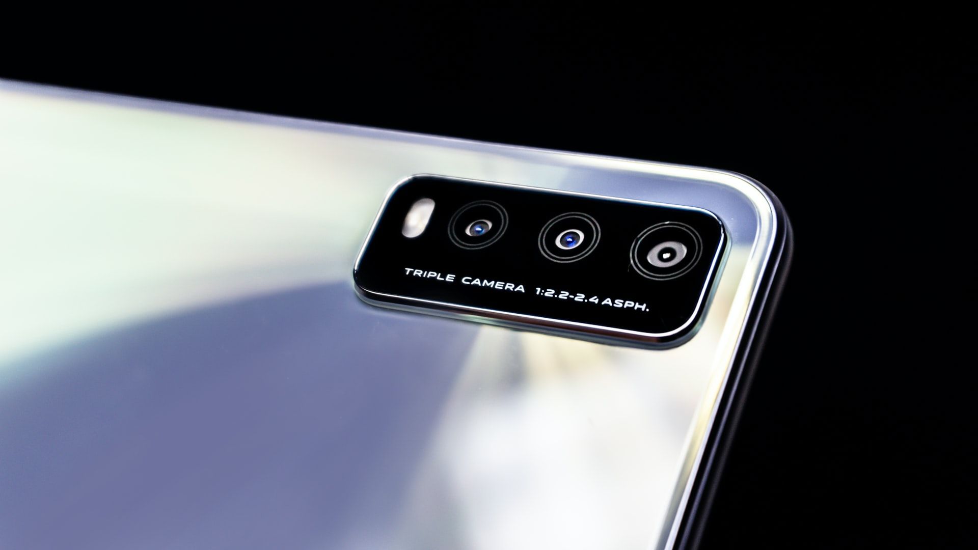 Close-Up of Smartphone Camera Lens