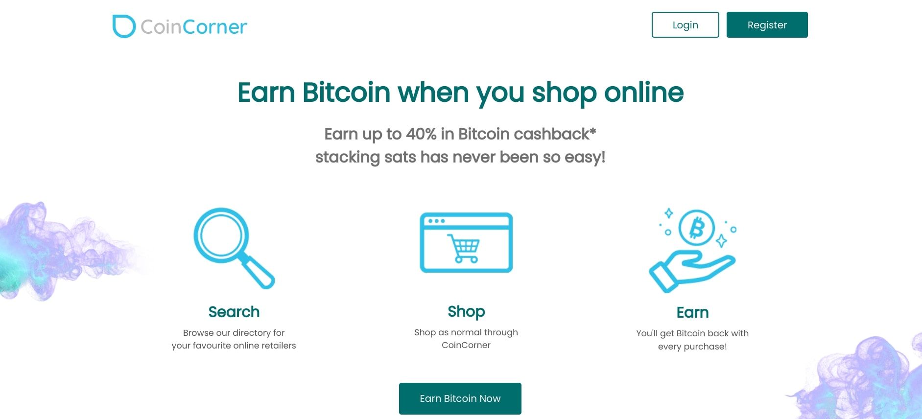 coin corner website homepage screenshot