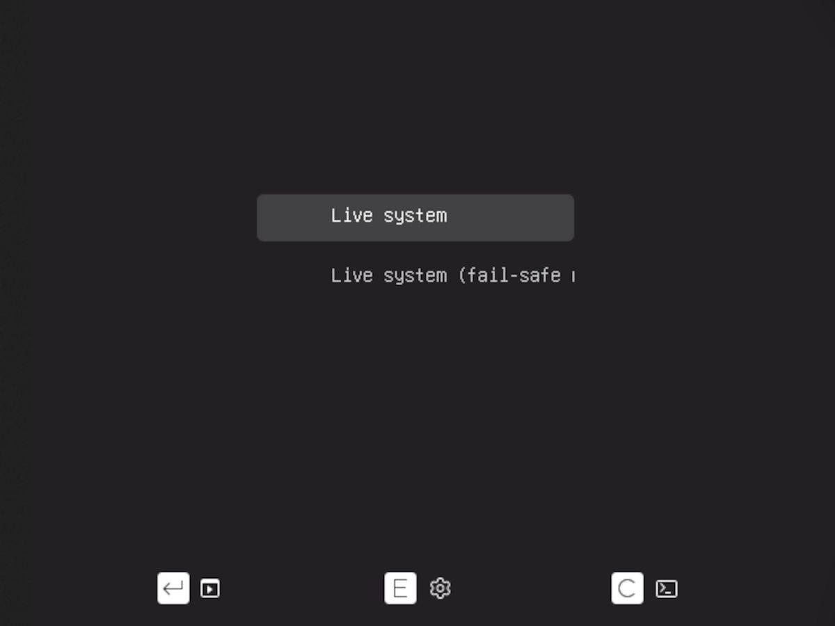 cutefishOS 0.8 Initial Boot Screen
