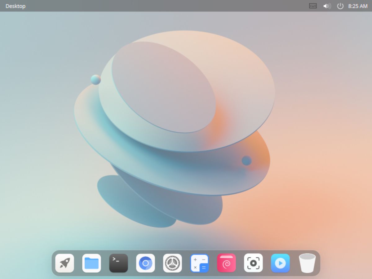 cutefishOS 0.8 desktop environment