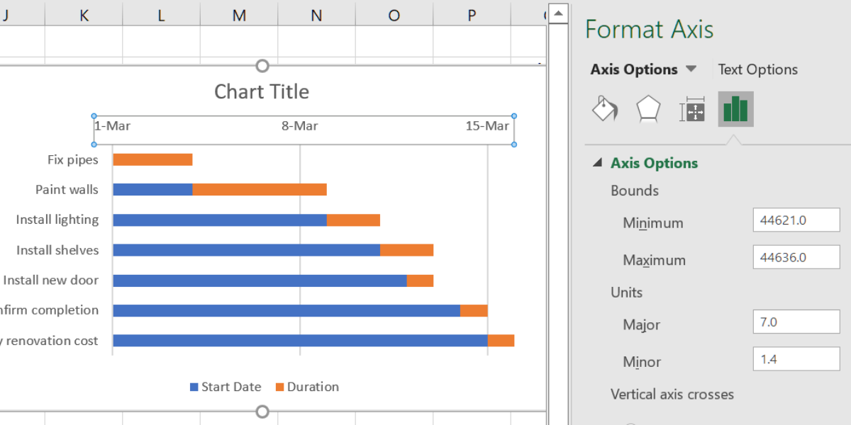 How to Make a Basic Gantt Chart in Excel