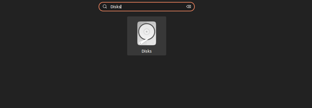 disks utility on ubuntu