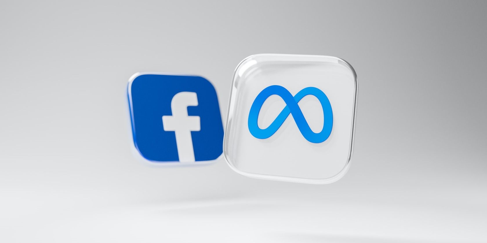 Facebook and Meta logos