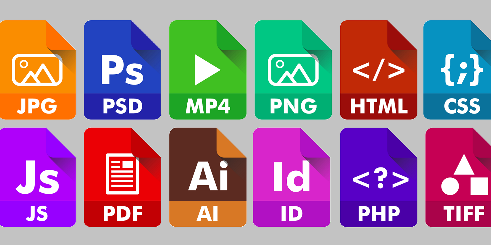 File format icons