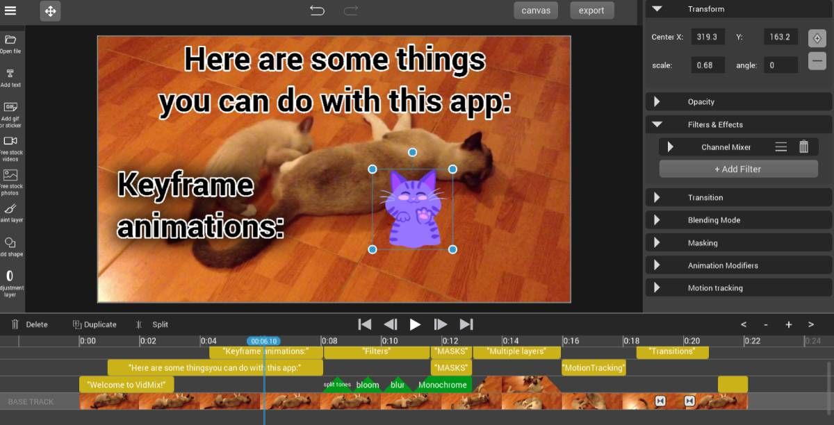 online video editor free no water