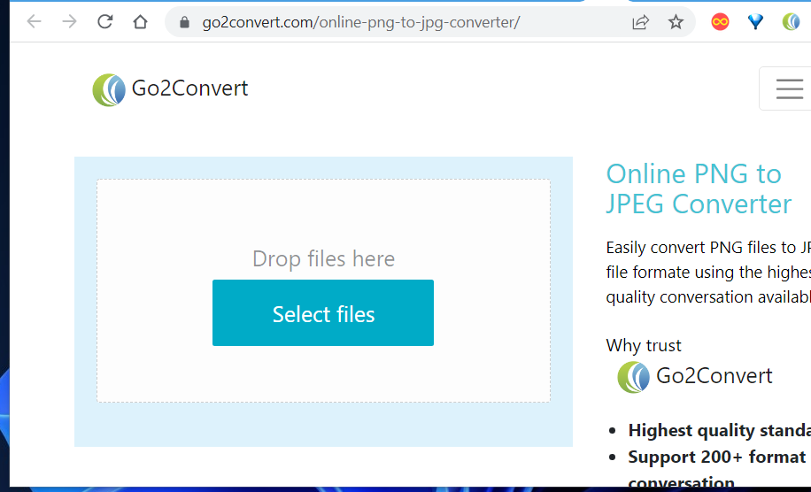 PNG to JPG – Convert PNG images to JPEG