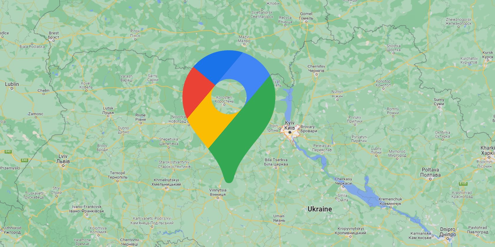 google maps ukraine