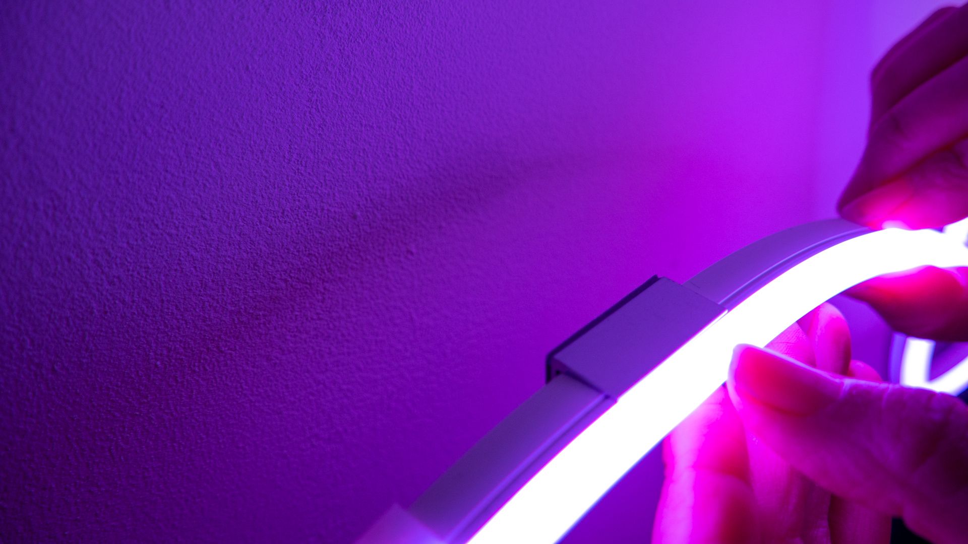 govee neon rope light - installation sticky pad