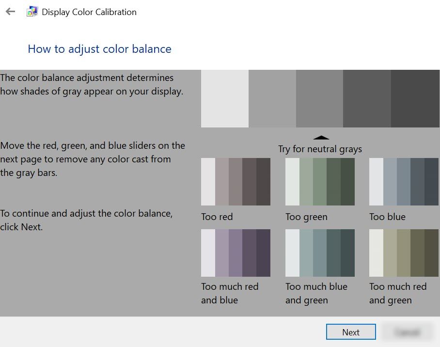 how to adjust color balance