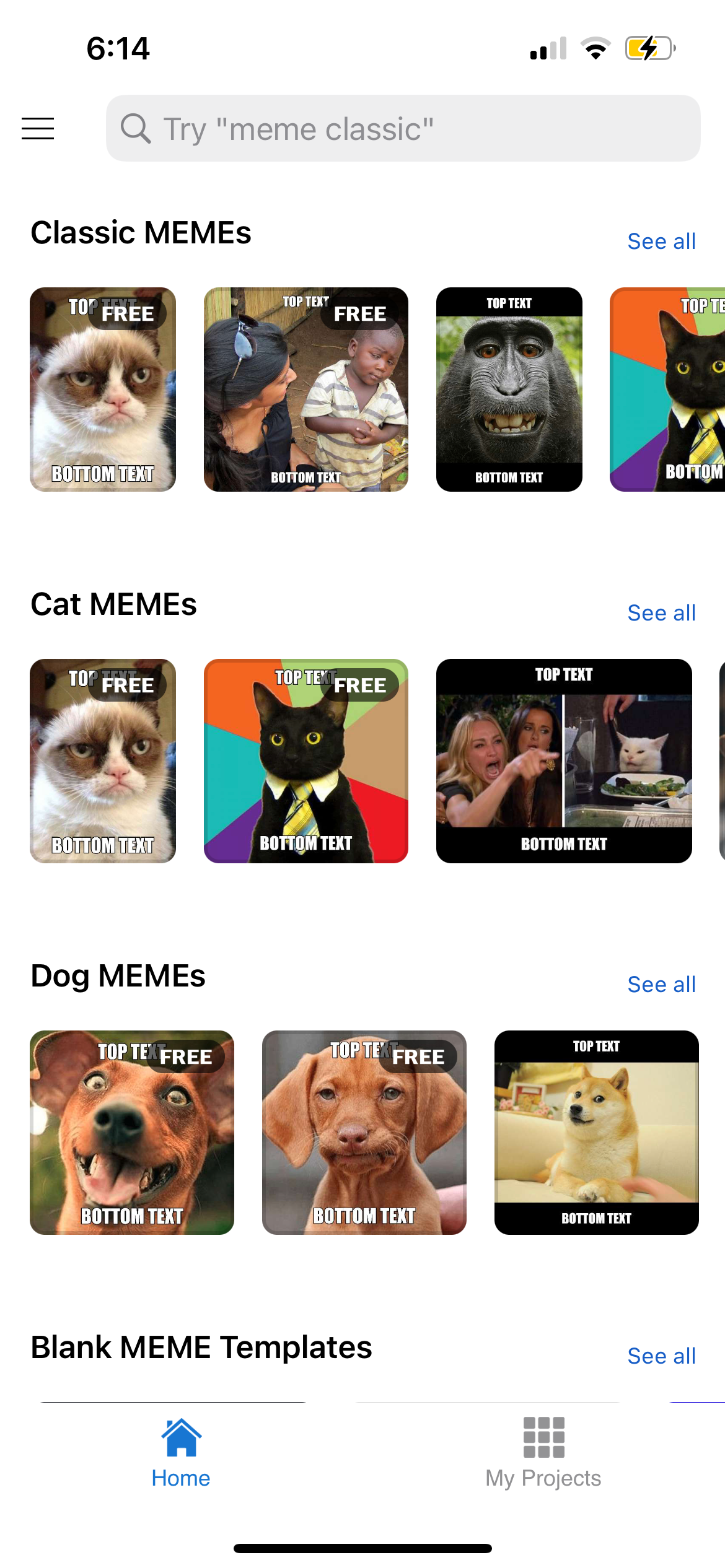 meme maker meme template categories