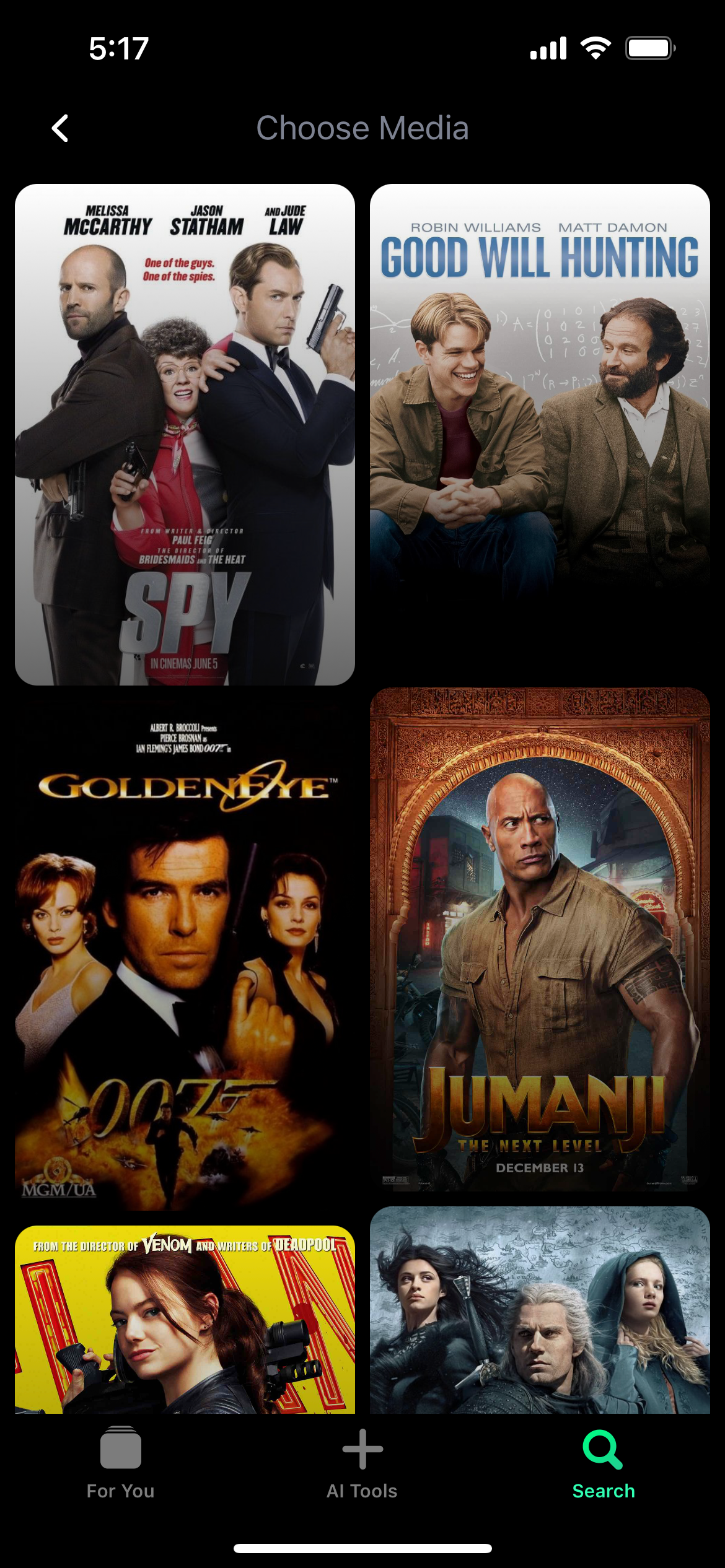 reface app movie posters