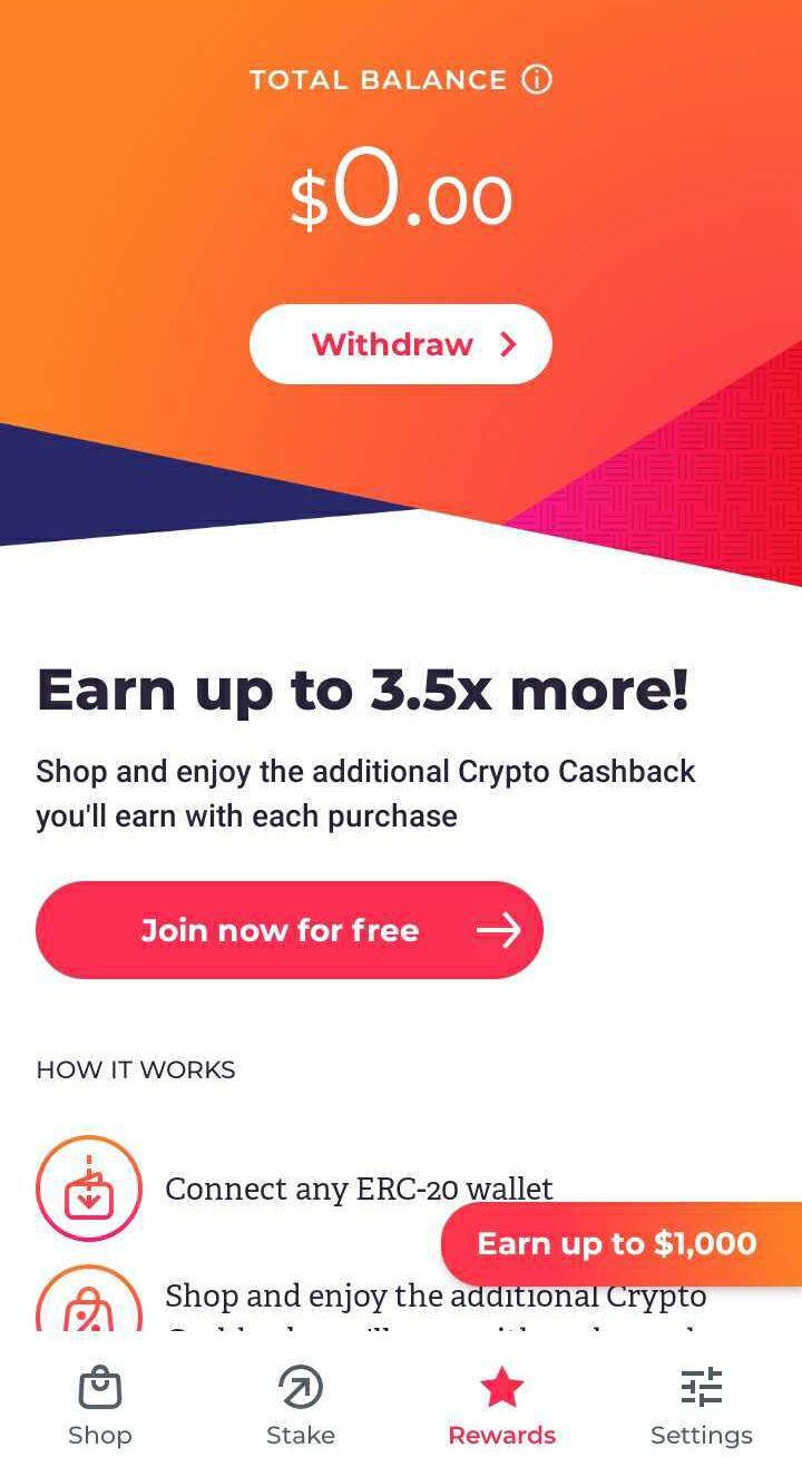 storm x rewards page screenshot