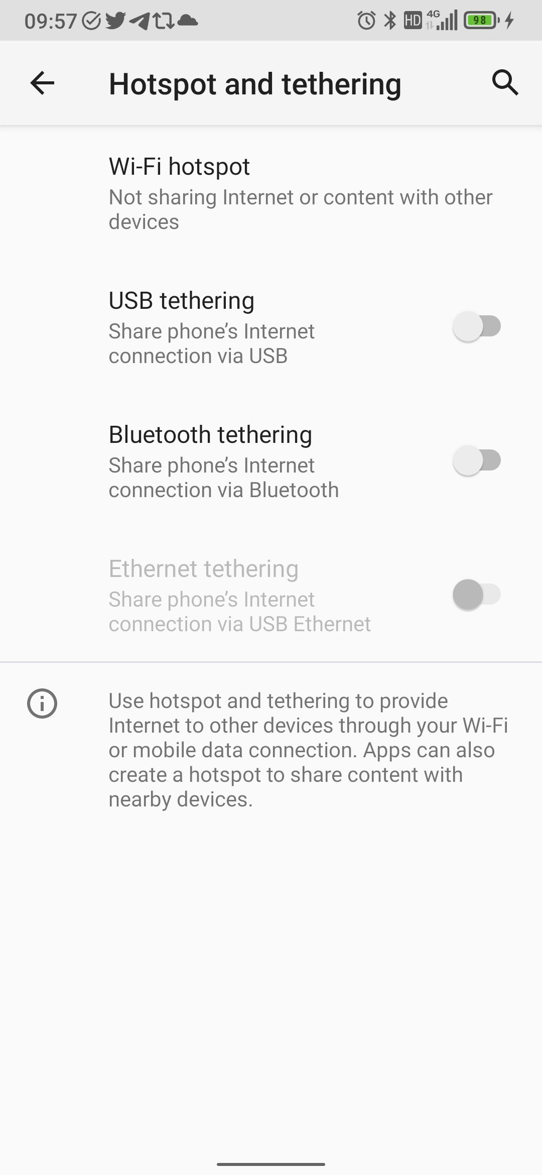 share mac internet connection with android via usb