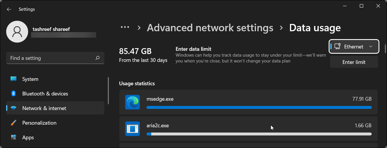 How to Monitor and Set Data Usage Limit in Windows 11