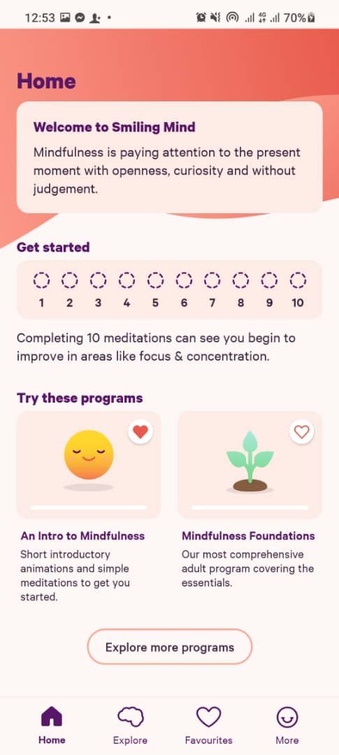 wellness smilling meditation