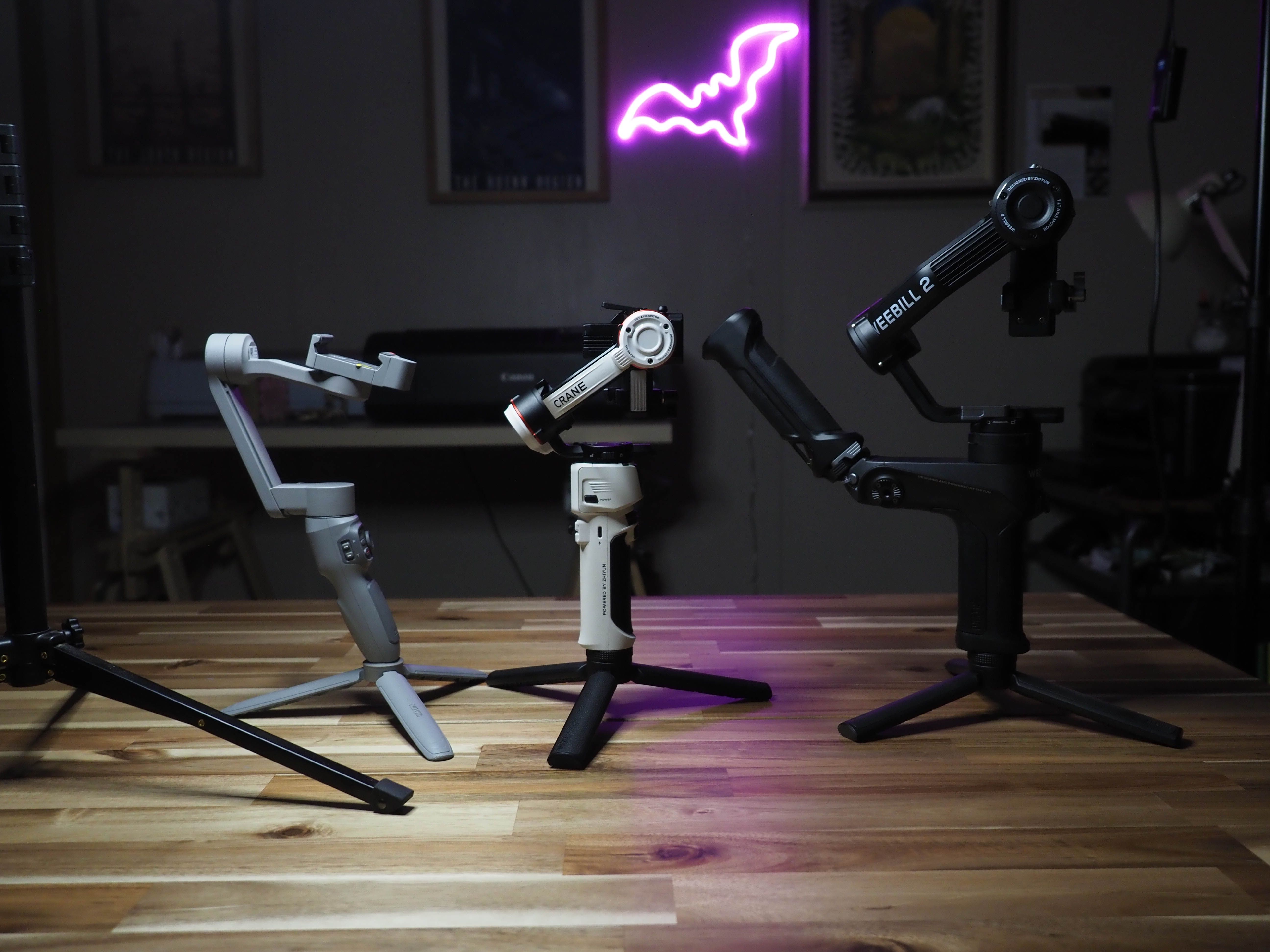 zhiyun crane m3 size comparison