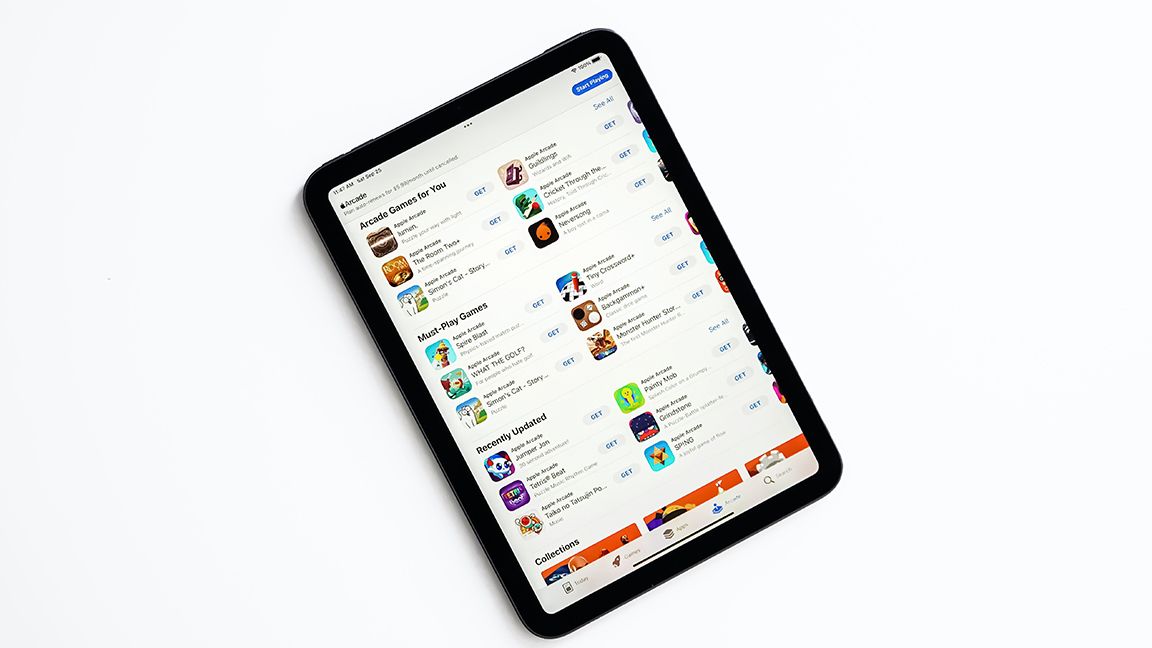 App Store running on the iPad mini