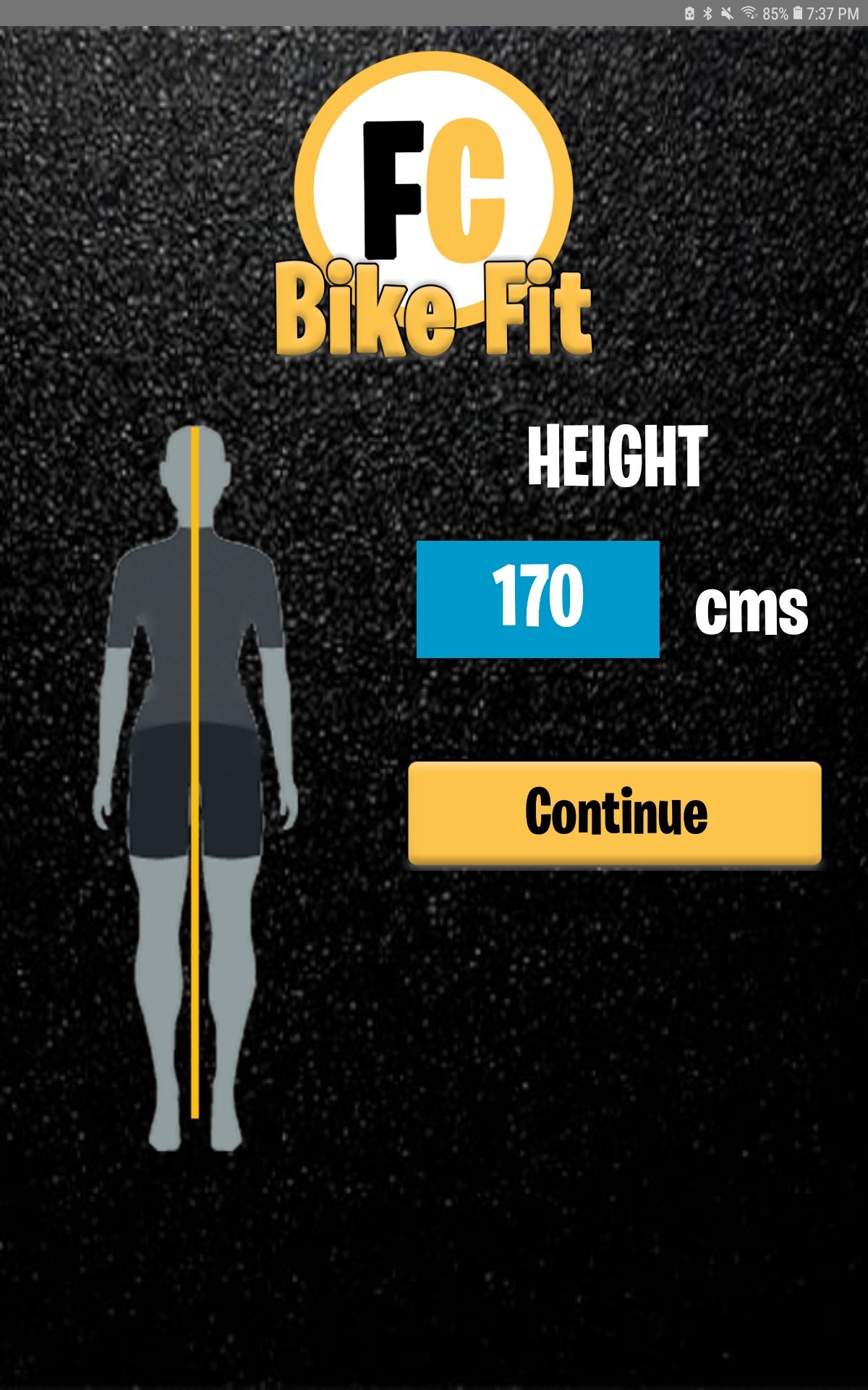 صفحه اندازه گیری ماشین حساب Bike Fit