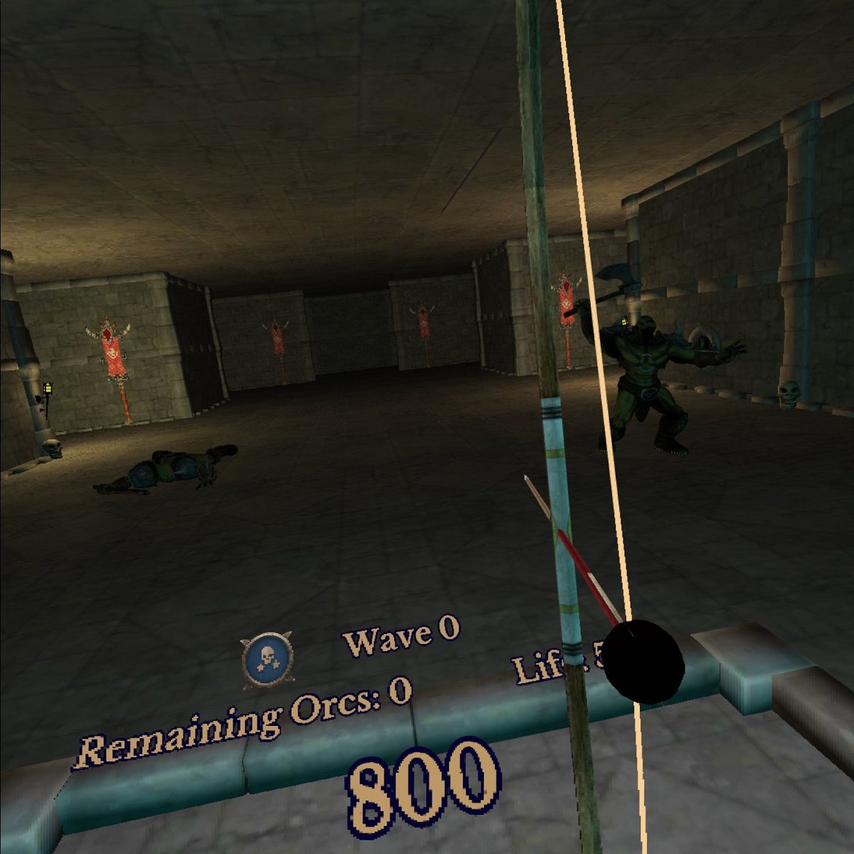 Playing Archery Dungeon in Construct Arcade