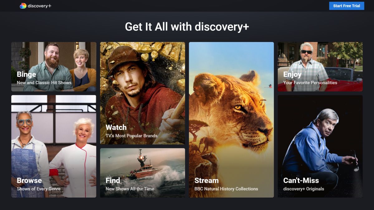 Discovery Plus screenshot
