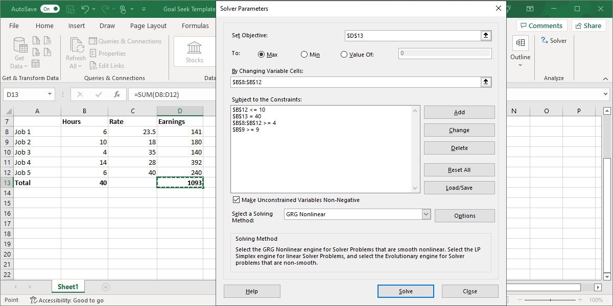 Excel-Solver-Example-With-Constraints-2