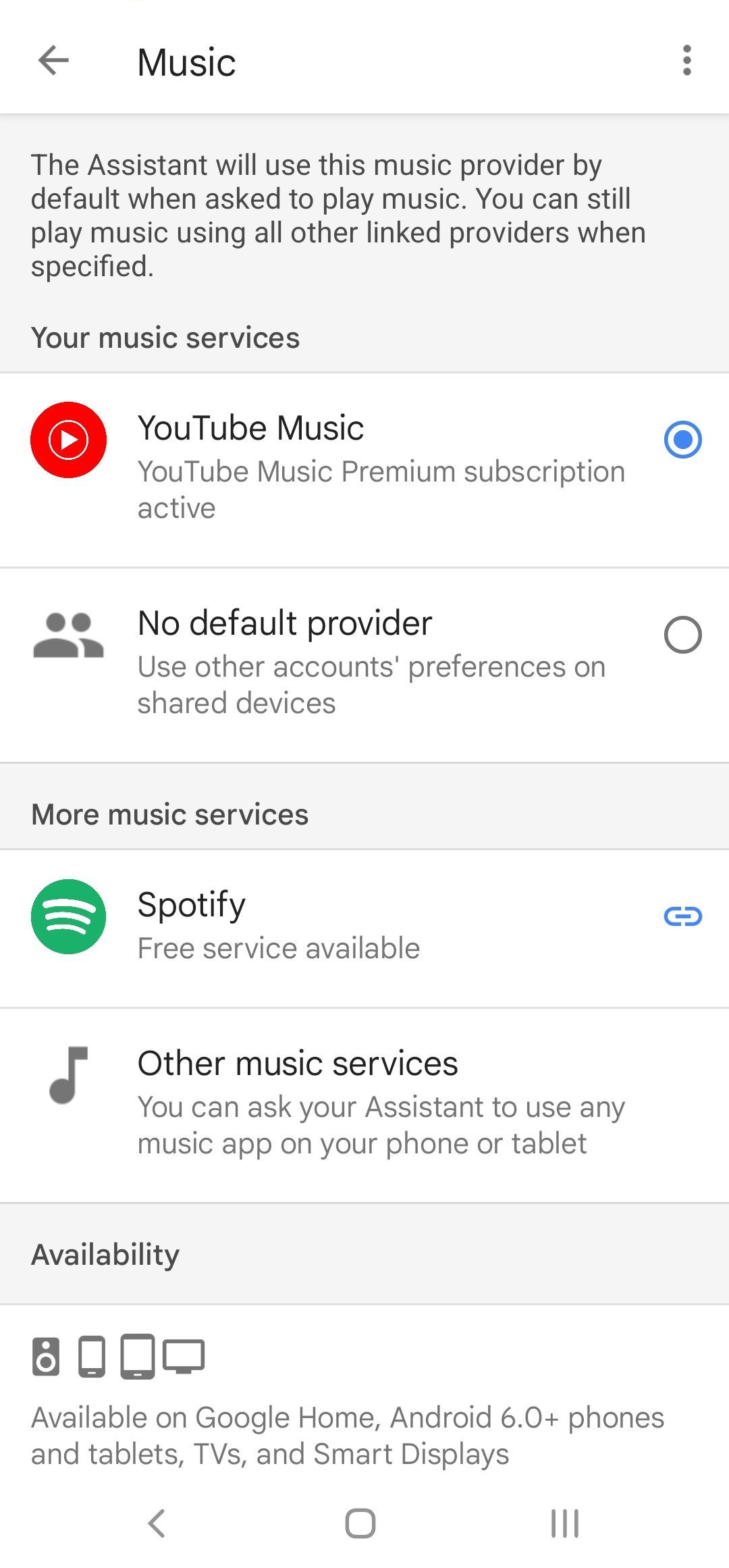 Google Home Linking Subscription