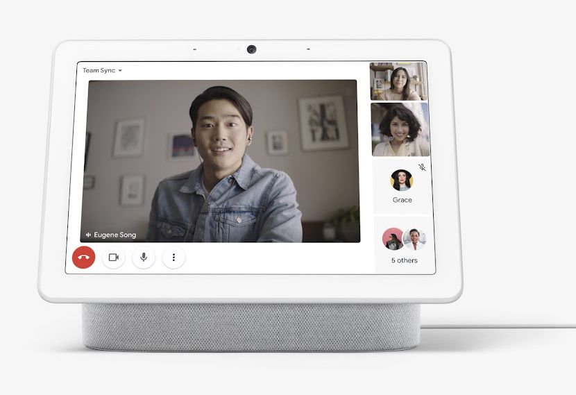 Video call from Google's Nest Hub