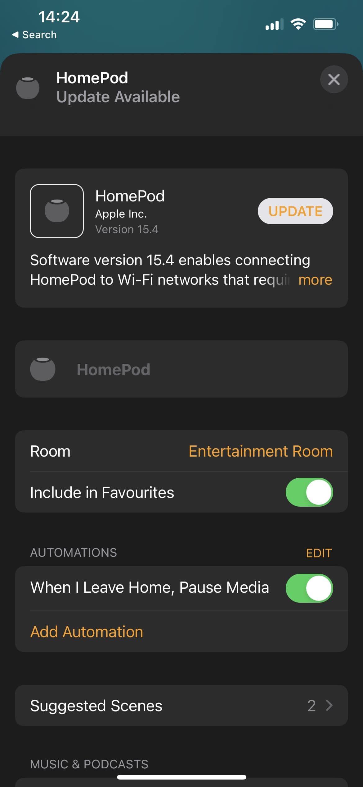 HomePod mini all settings part 1
