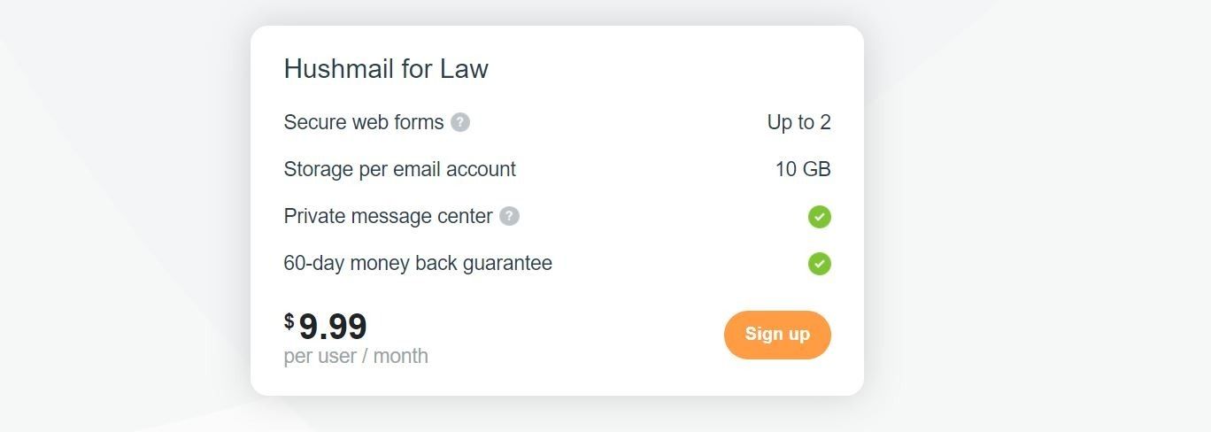 Hushmail for Law