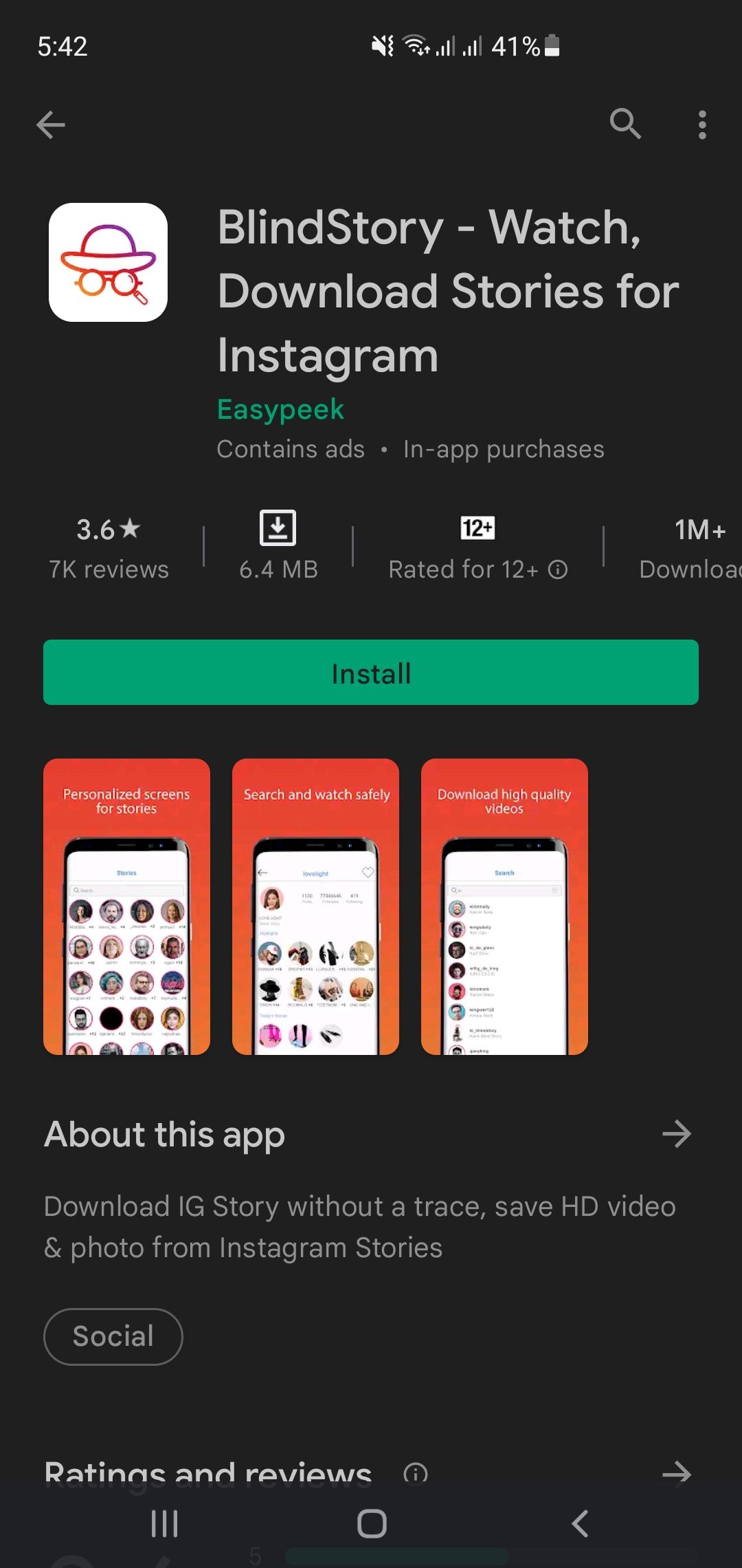 Instagram story viewer and downloader