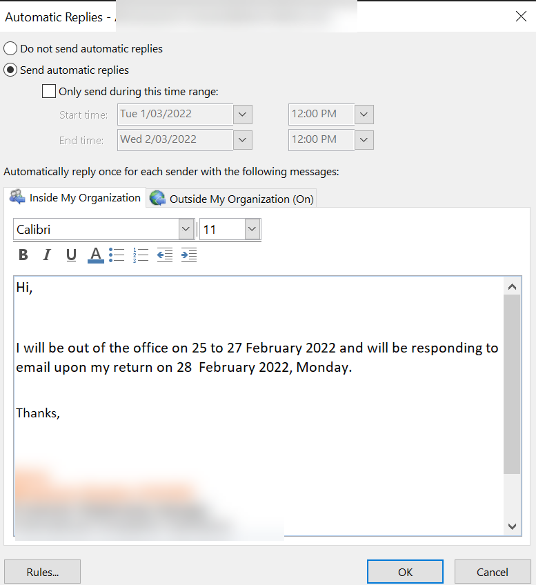 How to Set Out of Office Status on Microsoft Teams