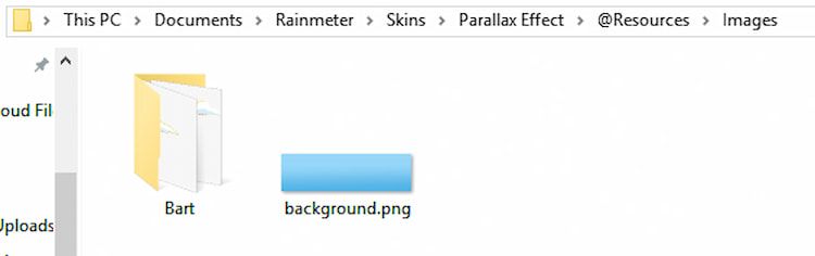 Parallax Effect Folder In Explorer