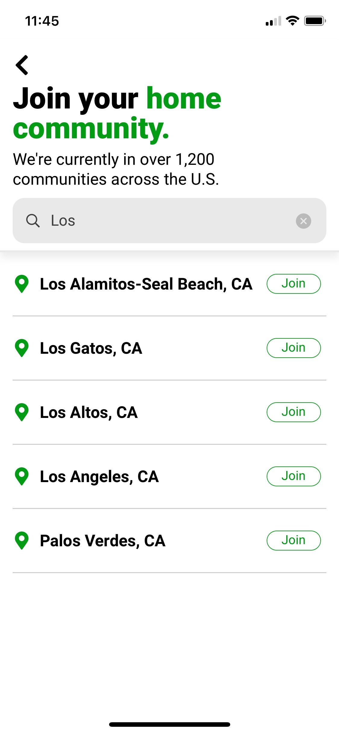 Patch app's community listings