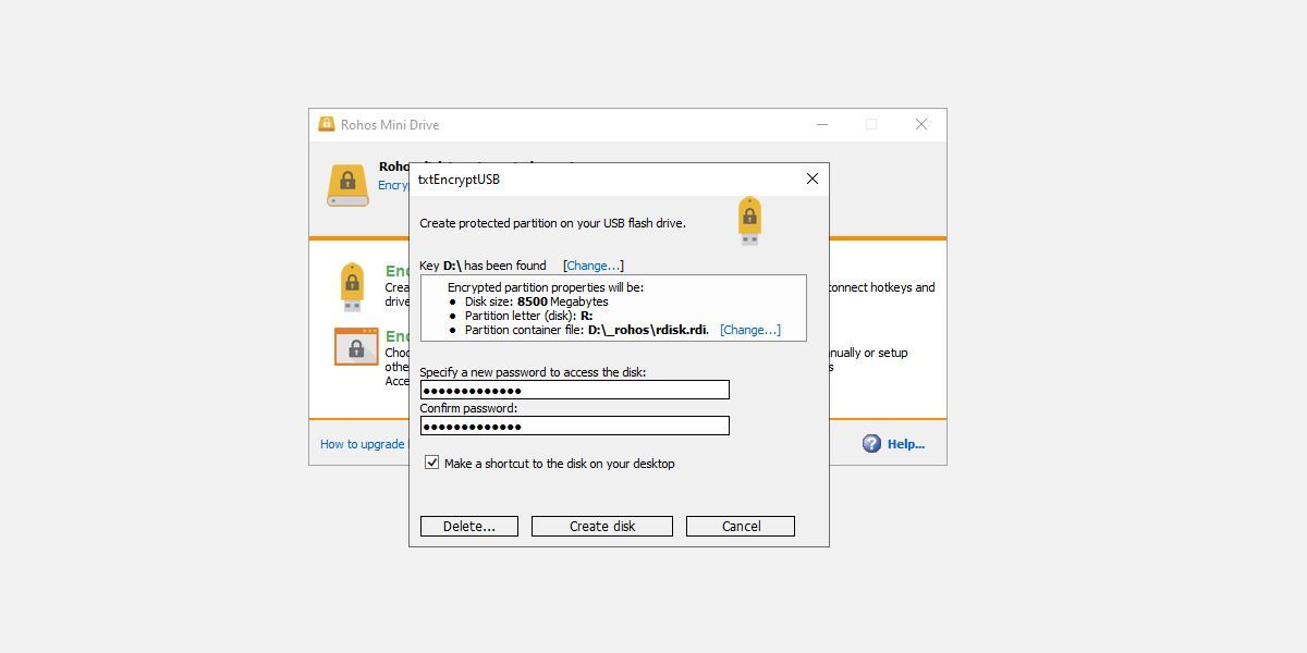 how to encrypt a usb drive