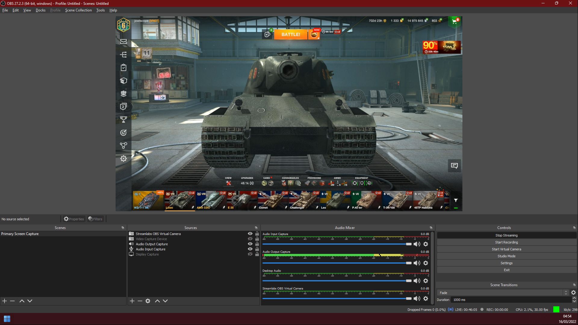 Setting Up OBS Studio With World of Tanks